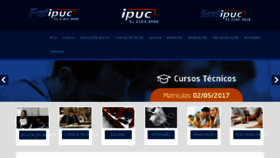 What Ipuc.edu.br website looked like in 2017 (6 years ago)