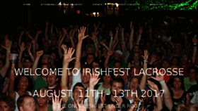 What Irishfestlacrosse.org website looked like in 2017 (6 years ago)