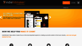 What Indiehitmaker.com website looked like in 2017 (6 years ago)