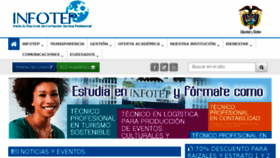 What Infotepsai.edu.co website looked like in 2017 (6 years ago)