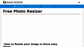 What Imageresizer.net website looked like in 2017 (6 years ago)