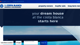 What In-costa-blanca.eu website looked like in 2017 (6 years ago)