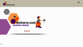 What Ikobana.com website looked like in 2017 (6 years ago)