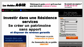 What Investir-residence-services.lesguidesagir.com website looked like in 2017 (6 years ago)