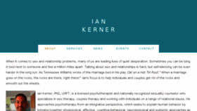 What Iankerner.com website looked like in 2017 (6 years ago)