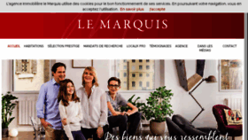 What Immobiliere-lemarquis.fr website looked like in 2017 (6 years ago)