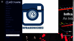 What Infrasonicrecordings.com website looked like in 2017 (6 years ago)