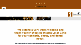 What Instantlaserclinic.com.au website looked like in 2017 (6 years ago)