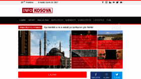 What Infokosova.org website looked like in 2017 (6 years ago)