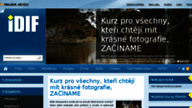 What Idif.cz website looked like in 2017 (6 years ago)