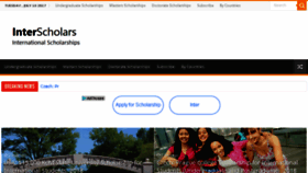 What Interscholars.org website looked like in 2017 (6 years ago)