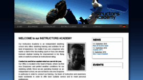 What Instructorsacademy.com website looked like in 2017 (6 years ago)