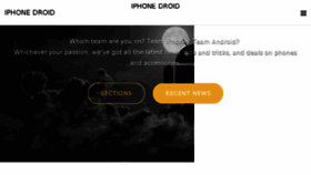 What Iphone-droid.com website looked like in 2017 (6 years ago)