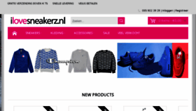 What Ilovesneakerz.nl website looked like in 2017 (6 years ago)