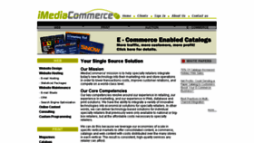 What Imediacommerce.com website looked like in 2017 (6 years ago)