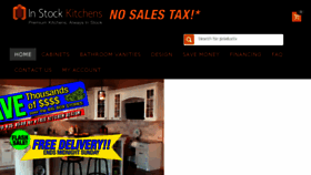 What Instockkitchens.com website looked like in 2017 (6 years ago)
