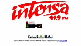 What Intensafm.com website looked like in 2017 (6 years ago)