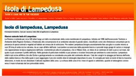 What Isoladilampedusa.com website looked like in 2017 (6 years ago)