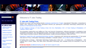 What Itjobstrading.com website looked like in 2017 (6 years ago)