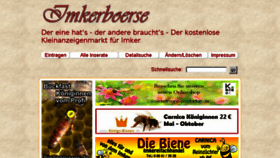 What Imker-boerse.de website looked like in 2017 (6 years ago)