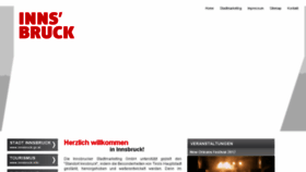 What Innsbruckmarketing.at website looked like in 2017 (6 years ago)