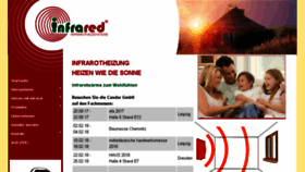What Infrared-infrarotheizung.de website looked like in 2017 (6 years ago)