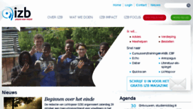 What Izb.nl website looked like in 2017 (6 years ago)