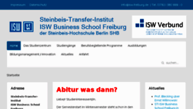 What Isw-freiburg.de website looked like in 2017 (6 years ago)