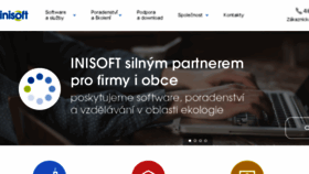 What Inisoft.cz website looked like in 2017 (6 years ago)