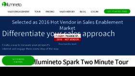 What Illumineto.com website looked like in 2017 (6 years ago)