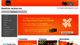 What Itaubeneficios.cl website looked like in 2017 (8 years ago)