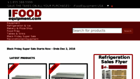 What Ifoodequipment.com website looked like in 2017 (6 years ago)
