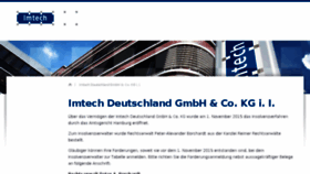 What Imtech.de website looked like in 2017 (6 years ago)