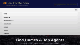 What Iqrealestate.com website looked like in 2017 (6 years ago)