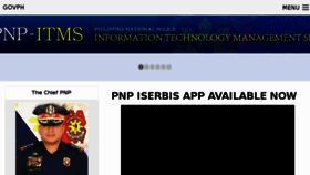 What Itms.pnp.gov.ph website looked like in 2017 (6 years ago)