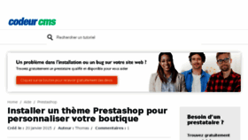 What Install-prestashop.com website looked like in 2017 (6 years ago)
