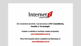What Internetz.com.br website looked like in 2017 (6 years ago)