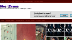 What Iheartdrama.tv website looked like in 2017 (6 years ago)