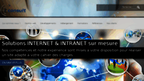 What I-consult.fr website looked like in 2017 (6 years ago)