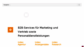 What Index.de website looked like in 2017 (6 years ago)