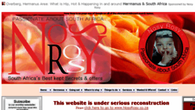 What Infohermanus.co.za website looked like in 2017 (6 years ago)