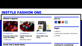 What Instylefashionone.com website looked like in 2017 (6 years ago)