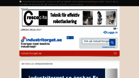 What Industritorget.se website looked like in 2017 (6 years ago)