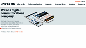 What Investis.com website looked like in 2017 (7 years ago)