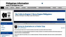 What In-philippines.com website looked like in 2017 (6 years ago)