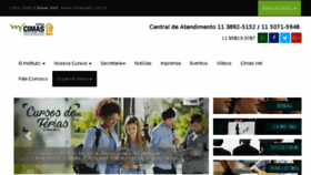 What Institutocimas.com.br website looked like in 2017 (6 years ago)