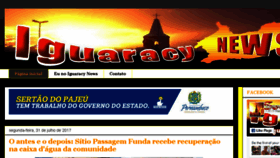 What Iguaracynews.com.br website looked like in 2017 (6 years ago)