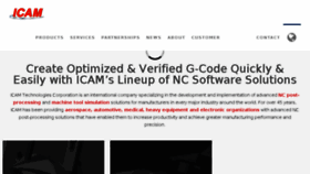 What Icam.com website looked like in 2017 (6 years ago)