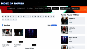 What Indexofmovies.org website looked like in 2017 (6 years ago)