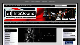 What Intasound-music.co.uk website looked like in 2017 (6 years ago)